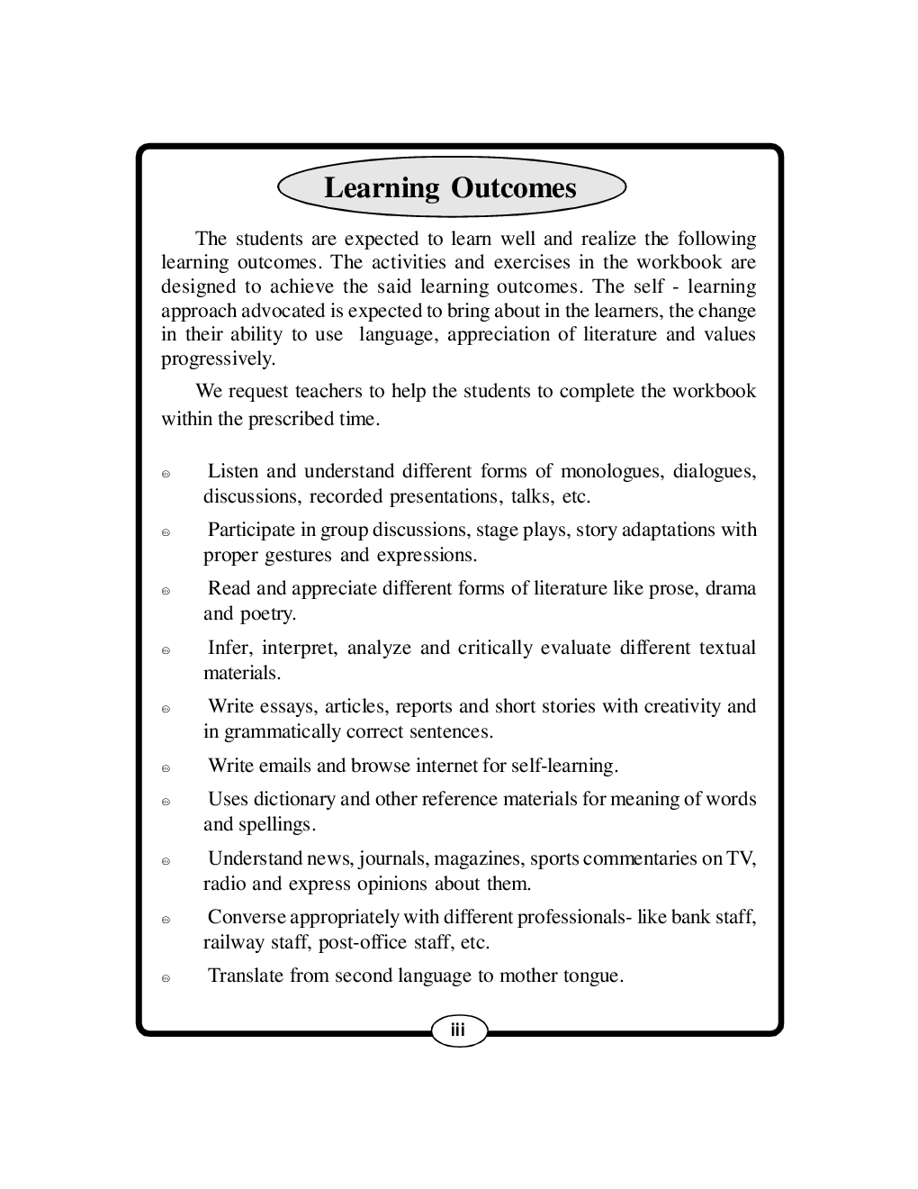 Workbook For English Part-1 Class-9 Kannada - Page 4