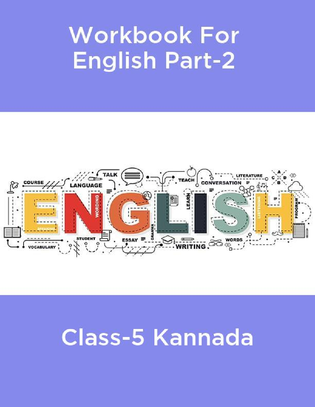 Workbook For English Part-2 Class-5 Kannada - Page 1