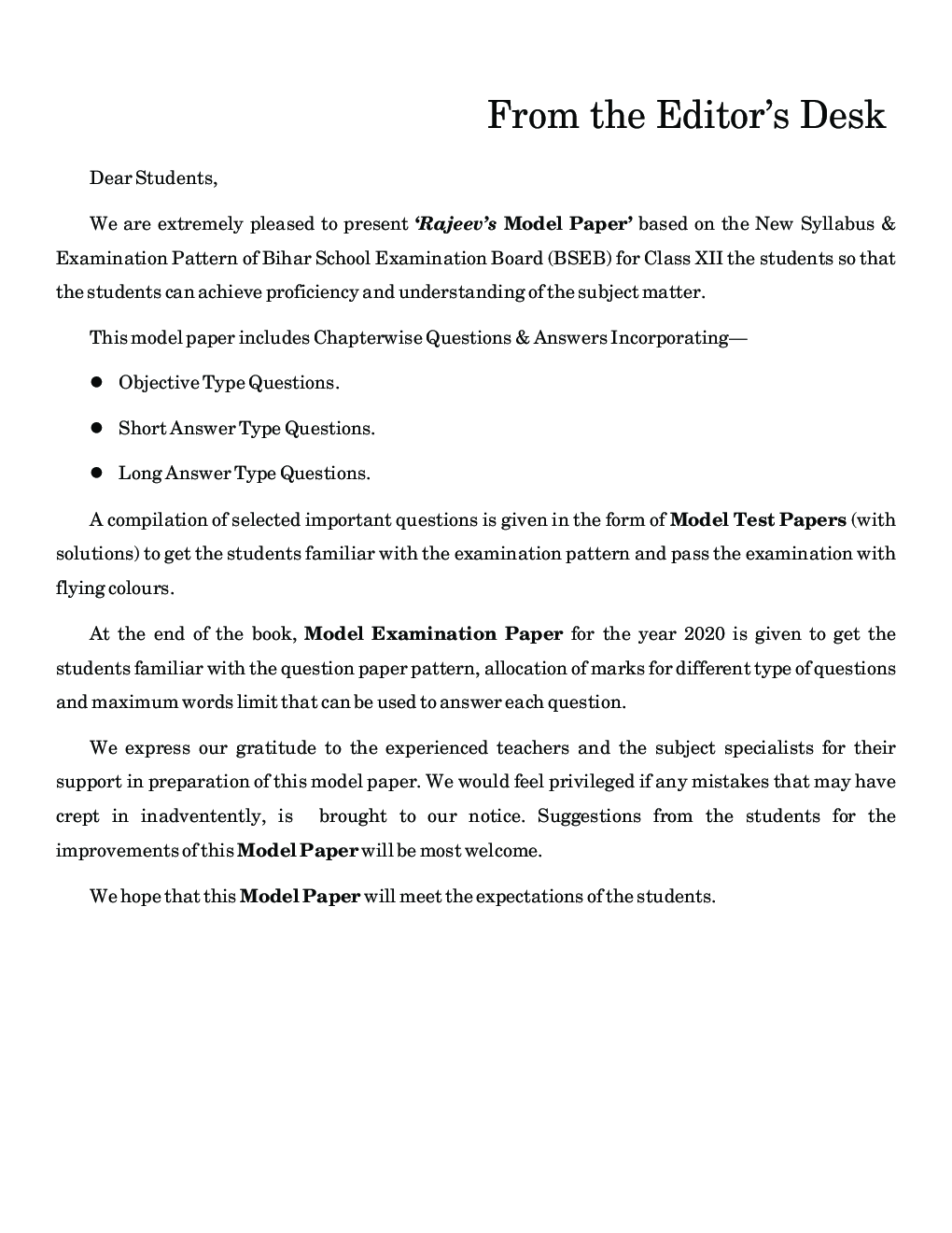 Model Paper BSE Board Chapterwise Question Answer For Class XII Accountancy (For 2020 Exam) - Page 5