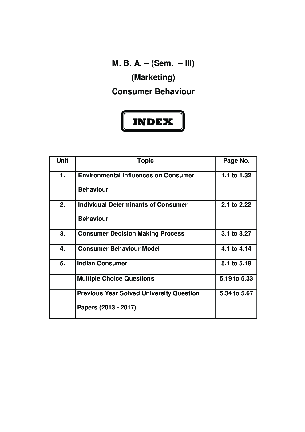Marketing Consumer Behaviour - Page 5