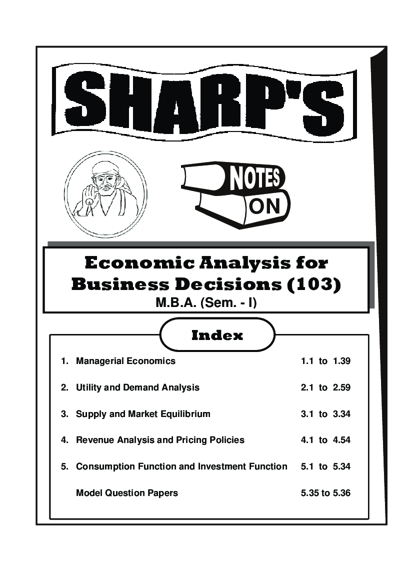 Economic Analysis For Business Decisions - Page 5