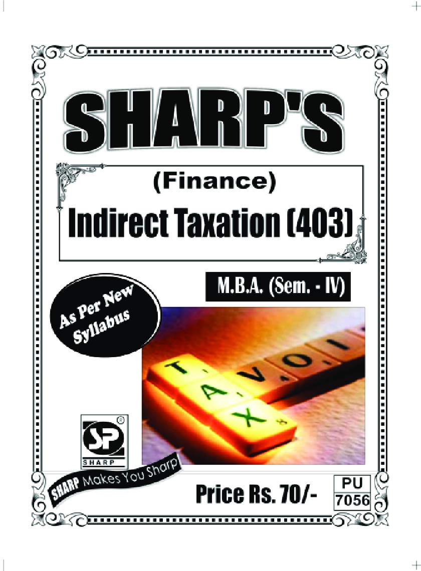 Indirect Taxation - Page 1
