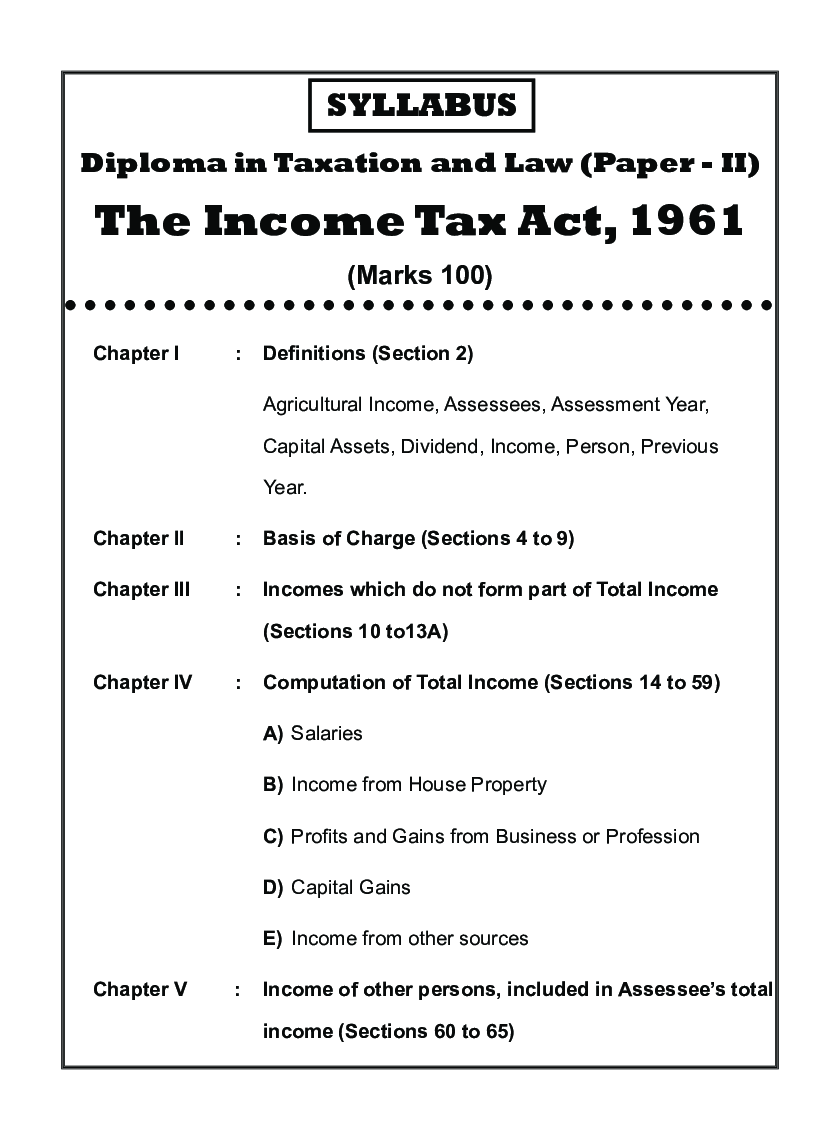 The Income Tax Act, 1961 - Page 2