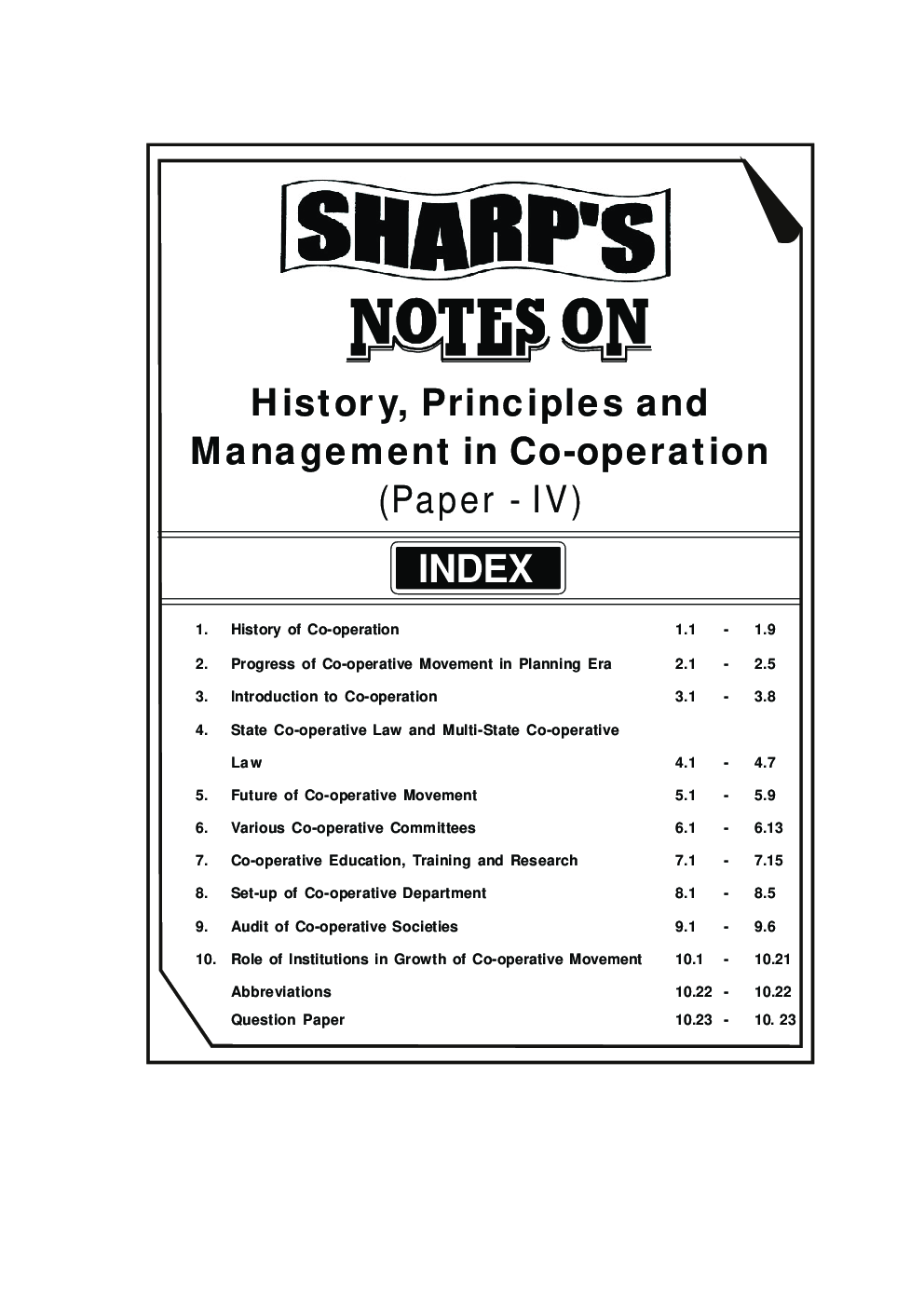 History, Principles And Management In Co-Operation - Page 4