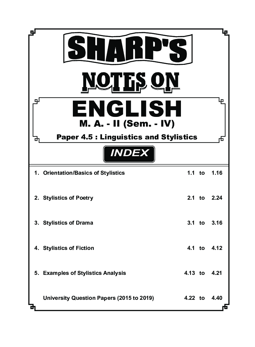 English Linguistics And Stylistics - Page 5