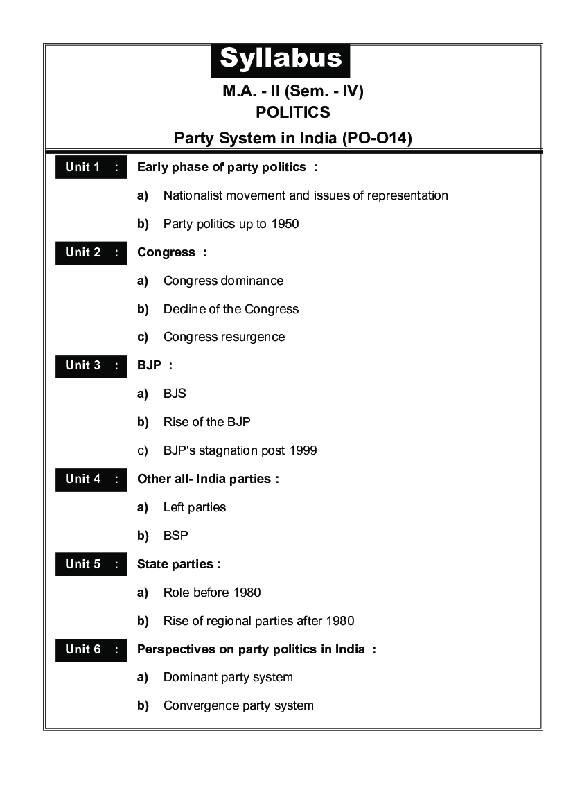 राज्यशास्त्र (भारतातील पक्षपद्धती) - Page 5