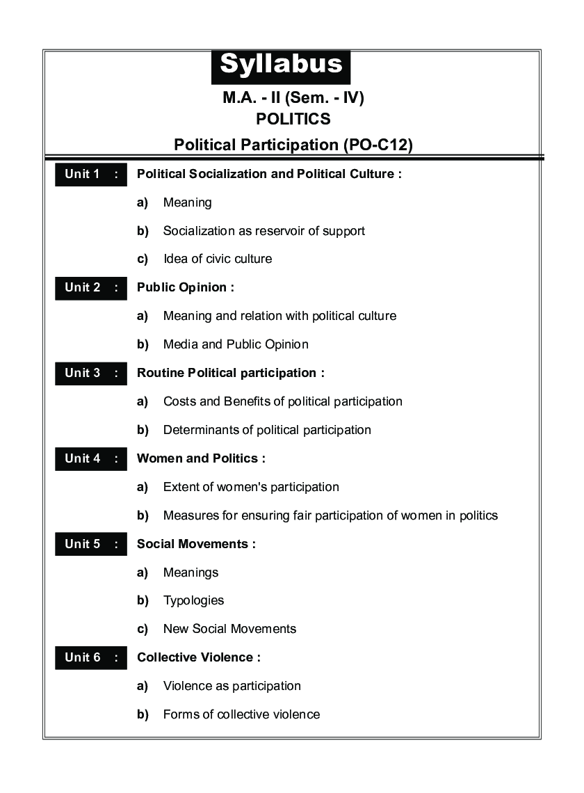 राज्यशास्त्र (राजकीय सहभाग) - Page 5