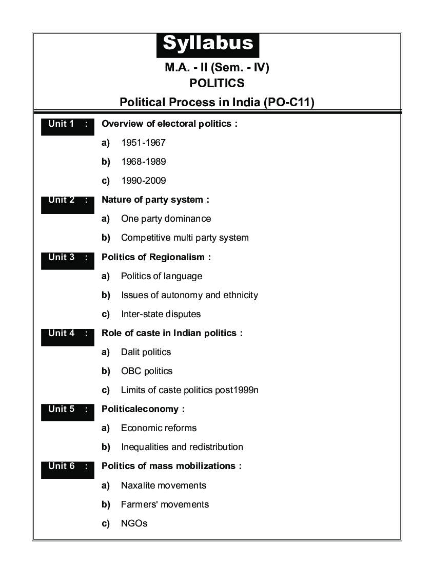 राज्यशास्त्र (भारतातील राजकीय प्रक्रिया) - Page 5