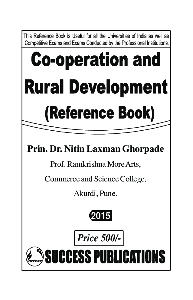 Co-operation And Rural Development - Page 2