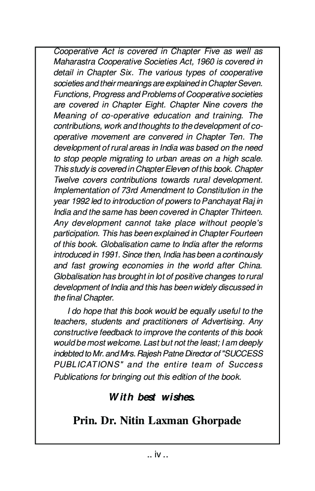 Co-operation And Rural Development - Page 5