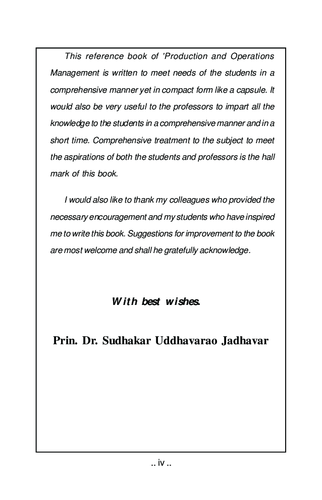 Production And Operation Management - Page 5