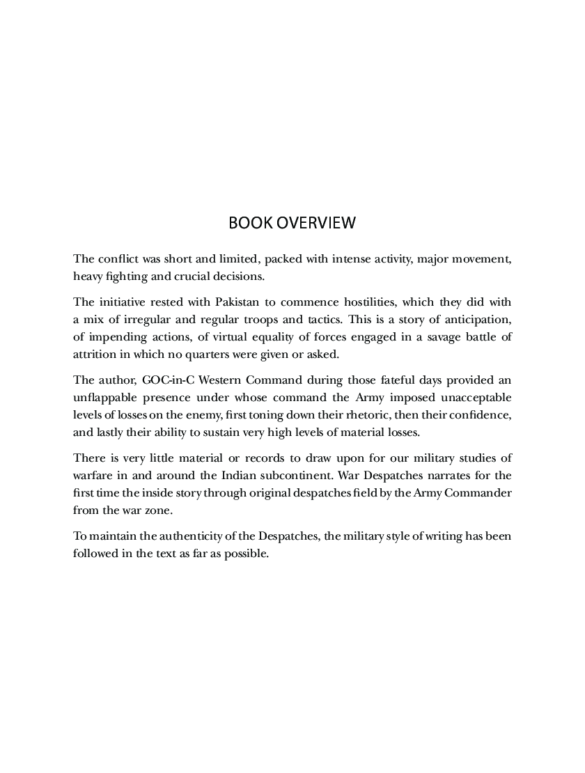 War Despatches Indo-Pak Conflict 1965 - Page 4