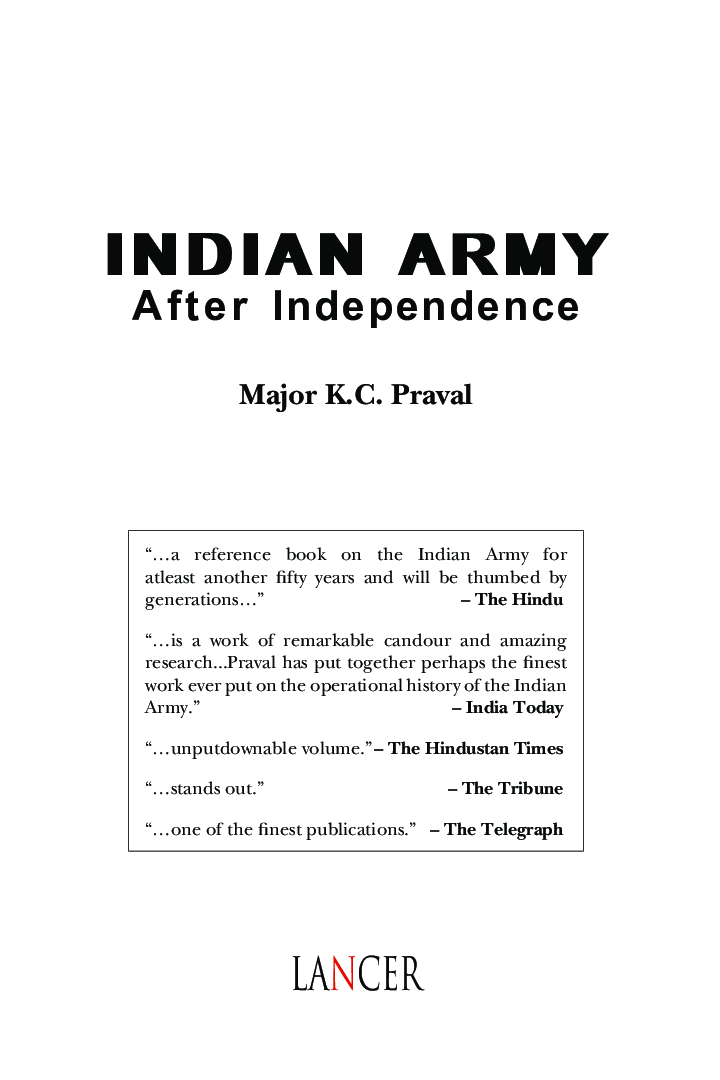 Indian Army After Independence - Page 2