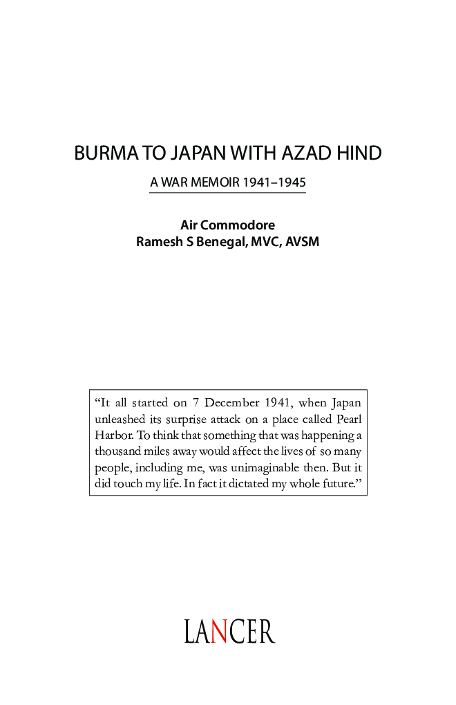 Burma To Japan With Azad Hind - Page 2