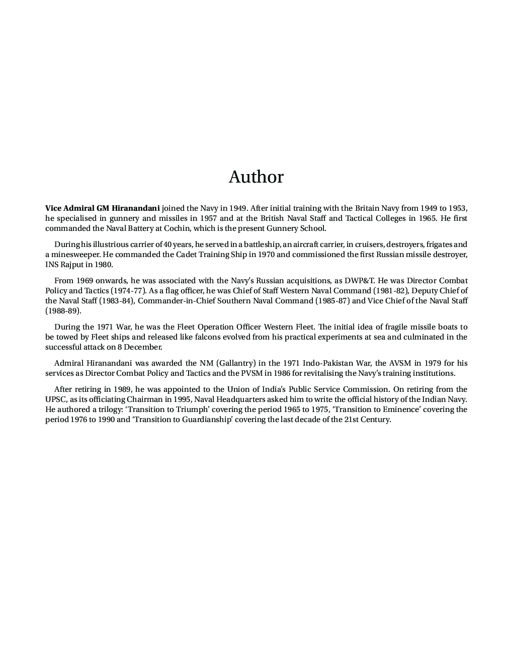 Transition To Guardianship The Indian Navy 1991–2000 - Page 5