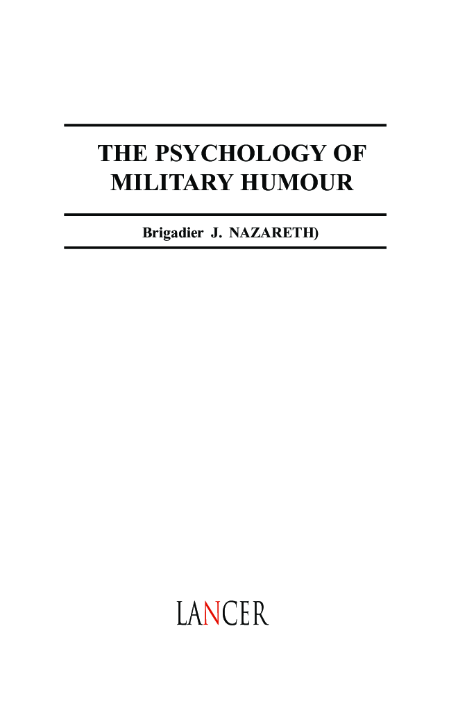 Psychology Of Military Humour - Page 2