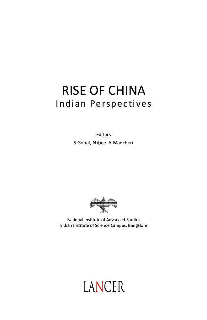 Rise Of China - Indian Perspectives - Page 2