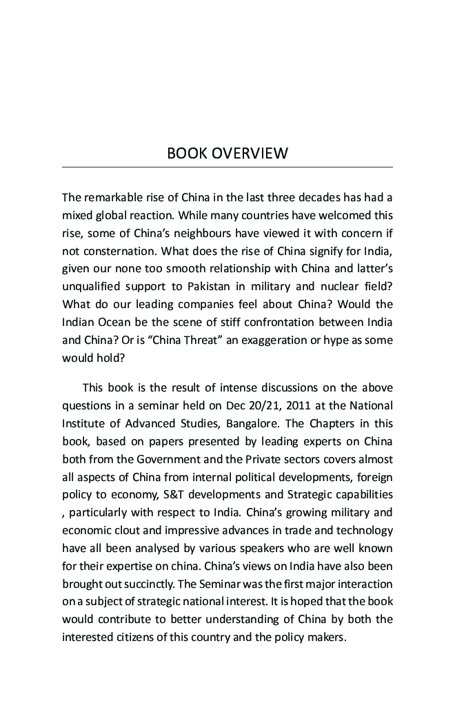 Rise Of China - Indian Perspectives - Page 4