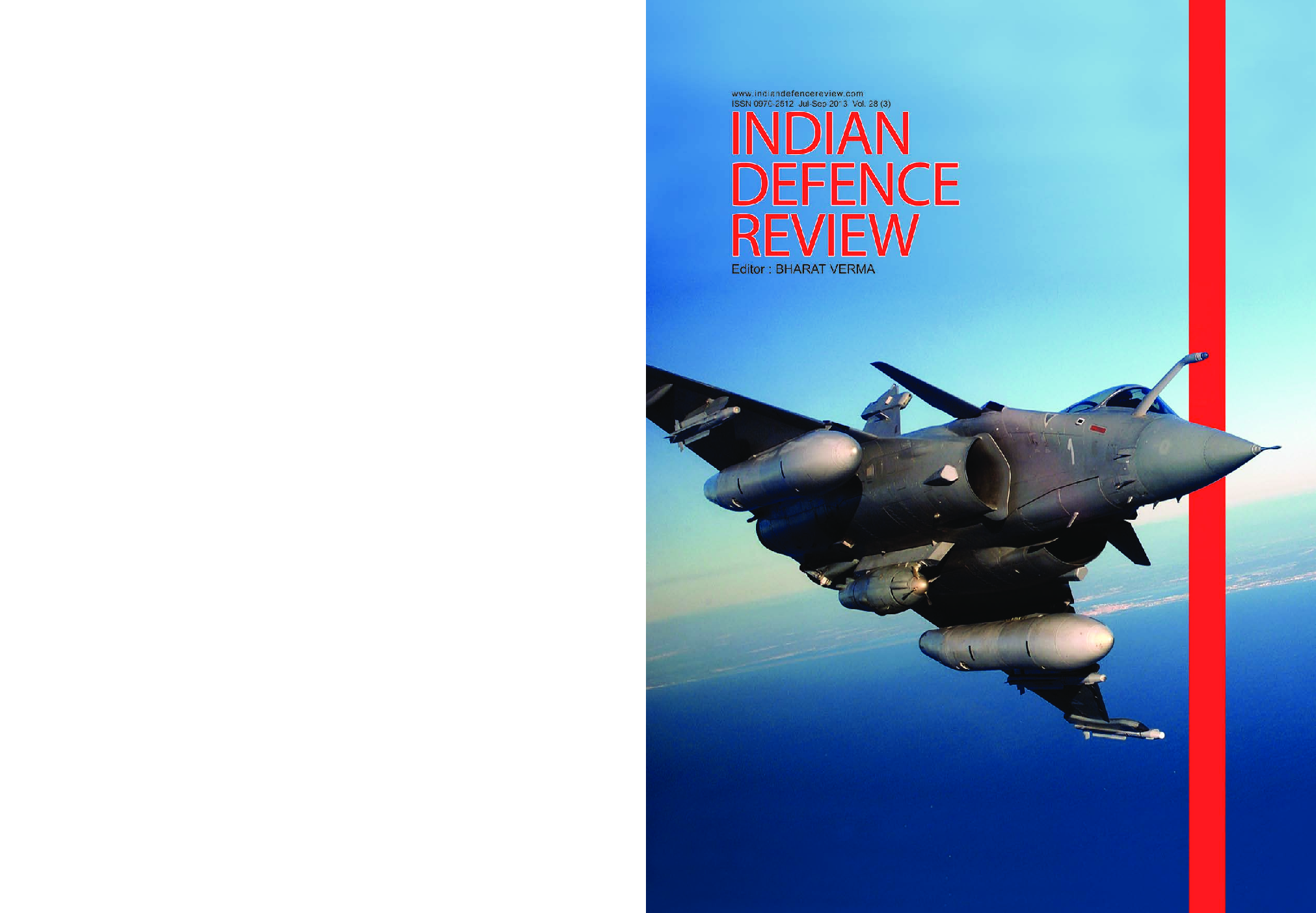 Indian Defence Review Jul-Sep 2013 (Vol 28.3) - Page 1