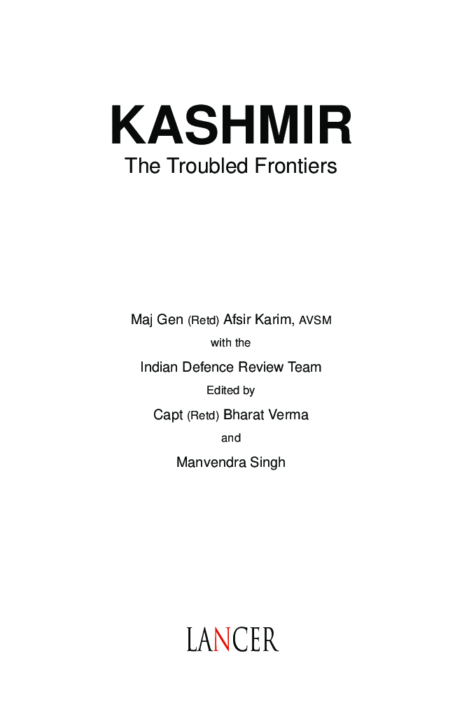 Kashmir: The Troubled Frontier - Page 2