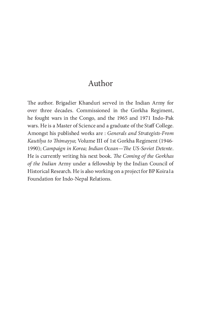 Field Marshal KM Cariappa: His life And Times - Page 5