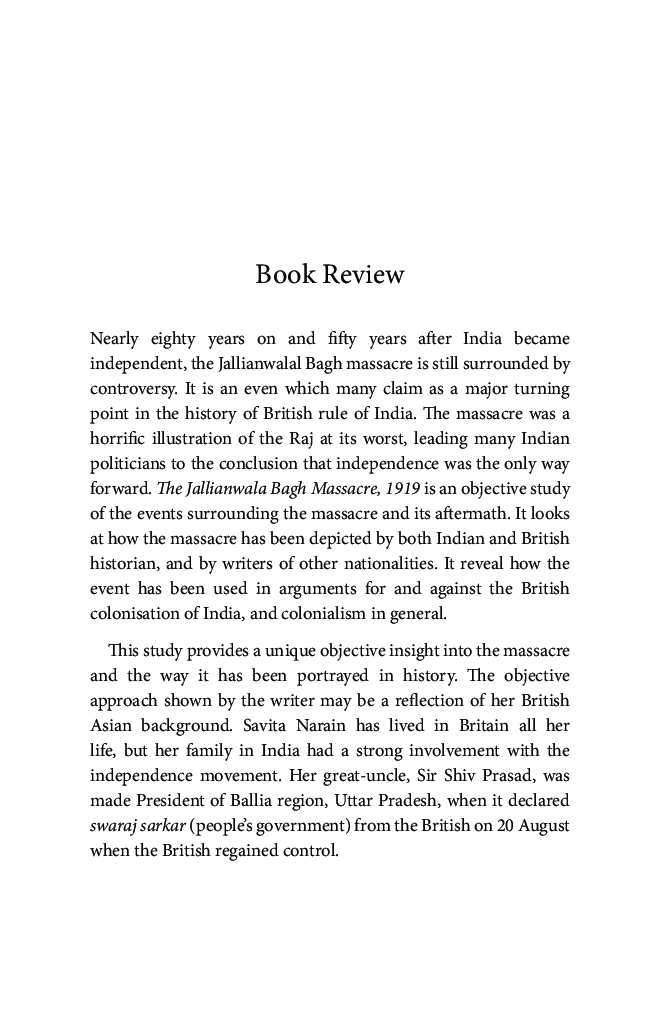 The Historiography Of The Jallianwala Bagh Massacre, 1919 - Page 4