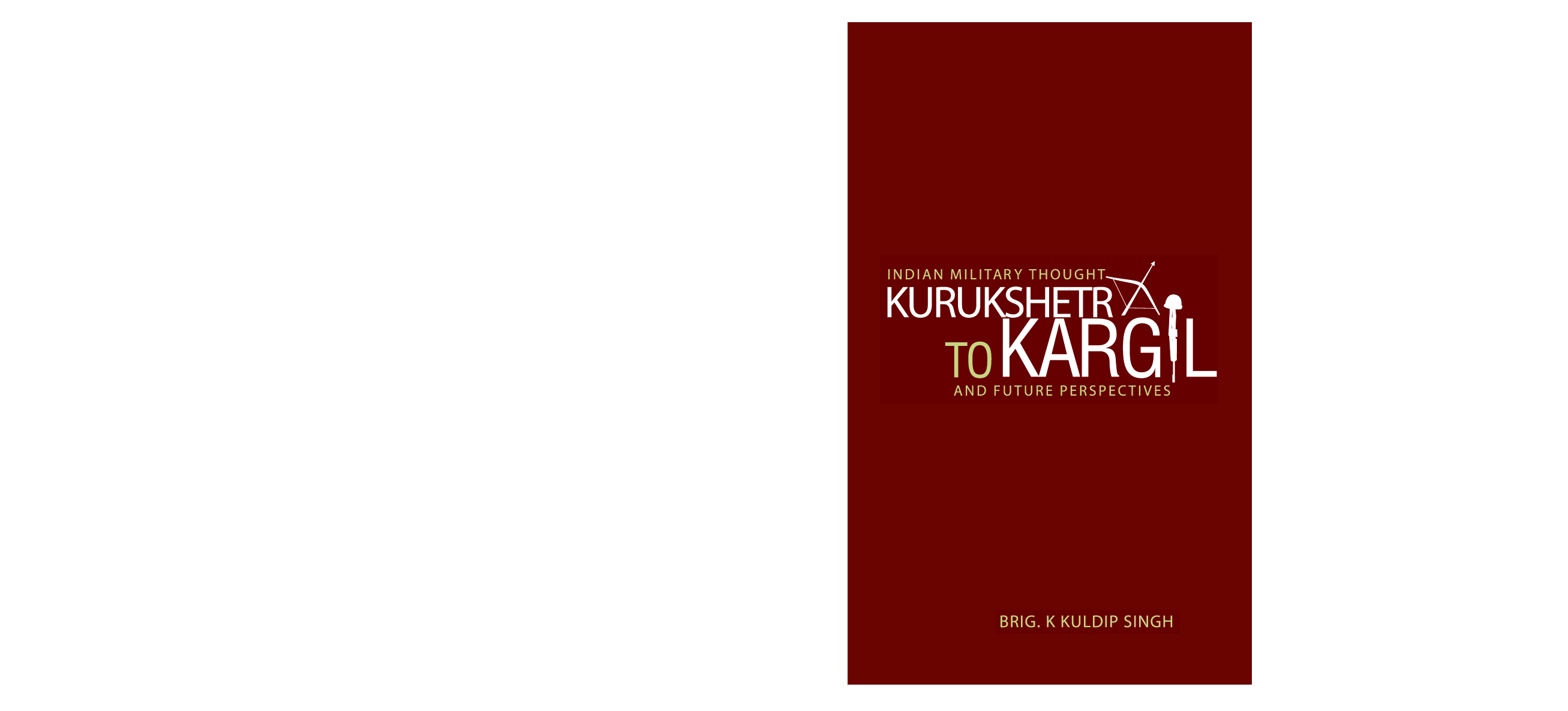 Indian Military Thought Kurukshetra To Kargil - Page 1