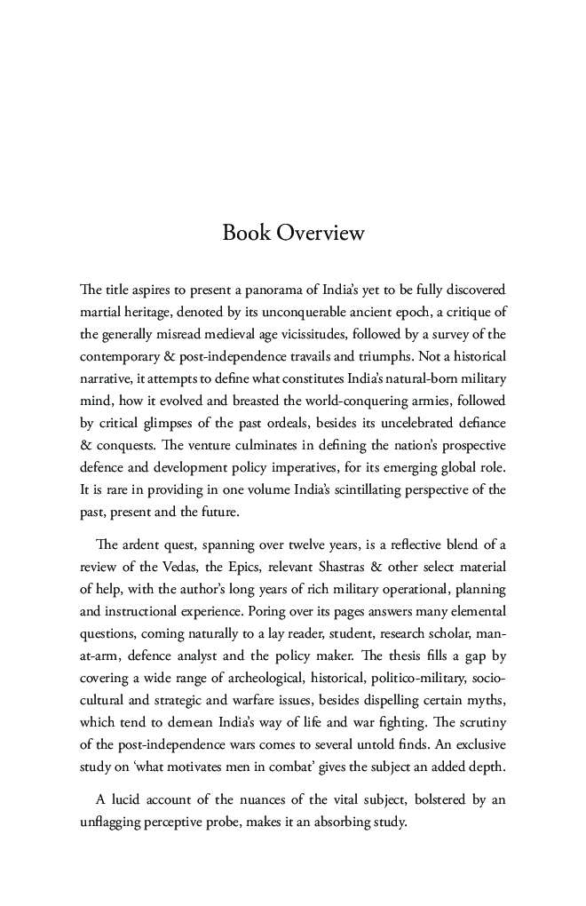 Indian Military Thought Kurukshetra To Kargil - Page 4