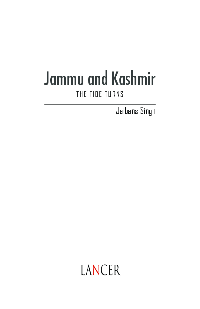 Jammu And Kashmir: The Tide Turns - Page 2