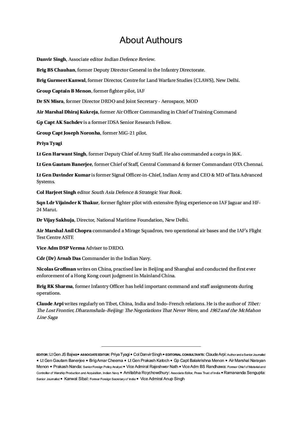 Indian Defence Review Apr-Jun 2015 (Vol 30.2) - Page 5