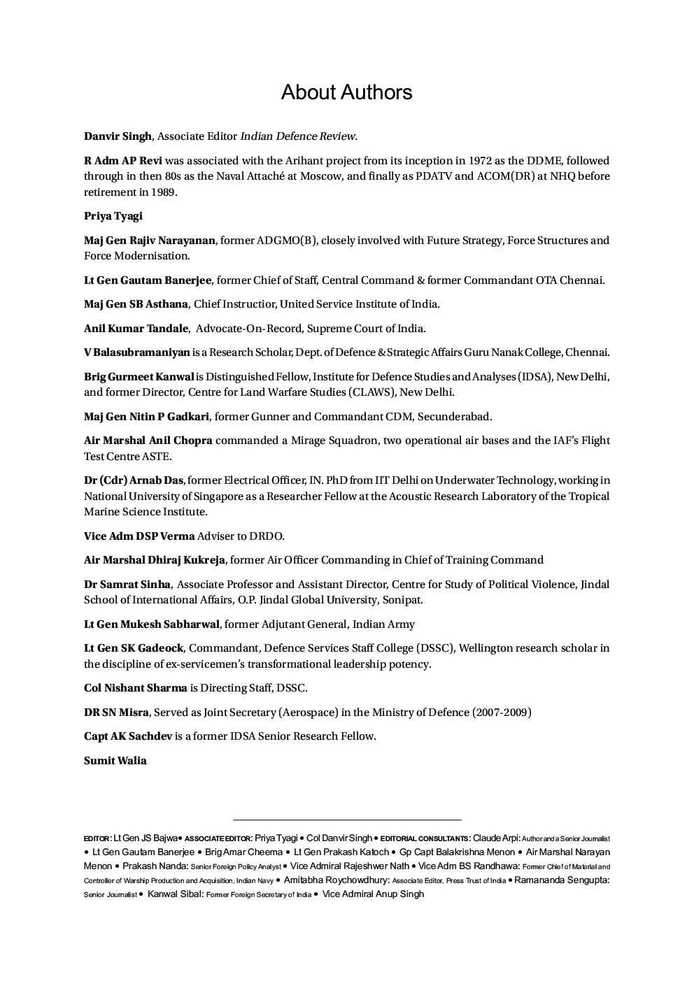 Indian Defence Review Apr-Jun 2016 (Vol 31.2) - Page 4