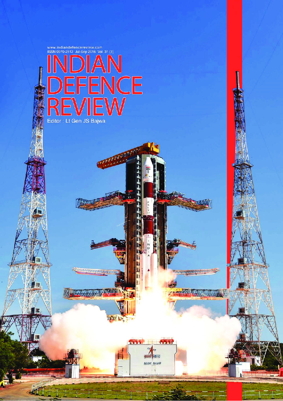 Indian Defence Review Jul-Sep 2016 (Vol 31.3) - Page 1