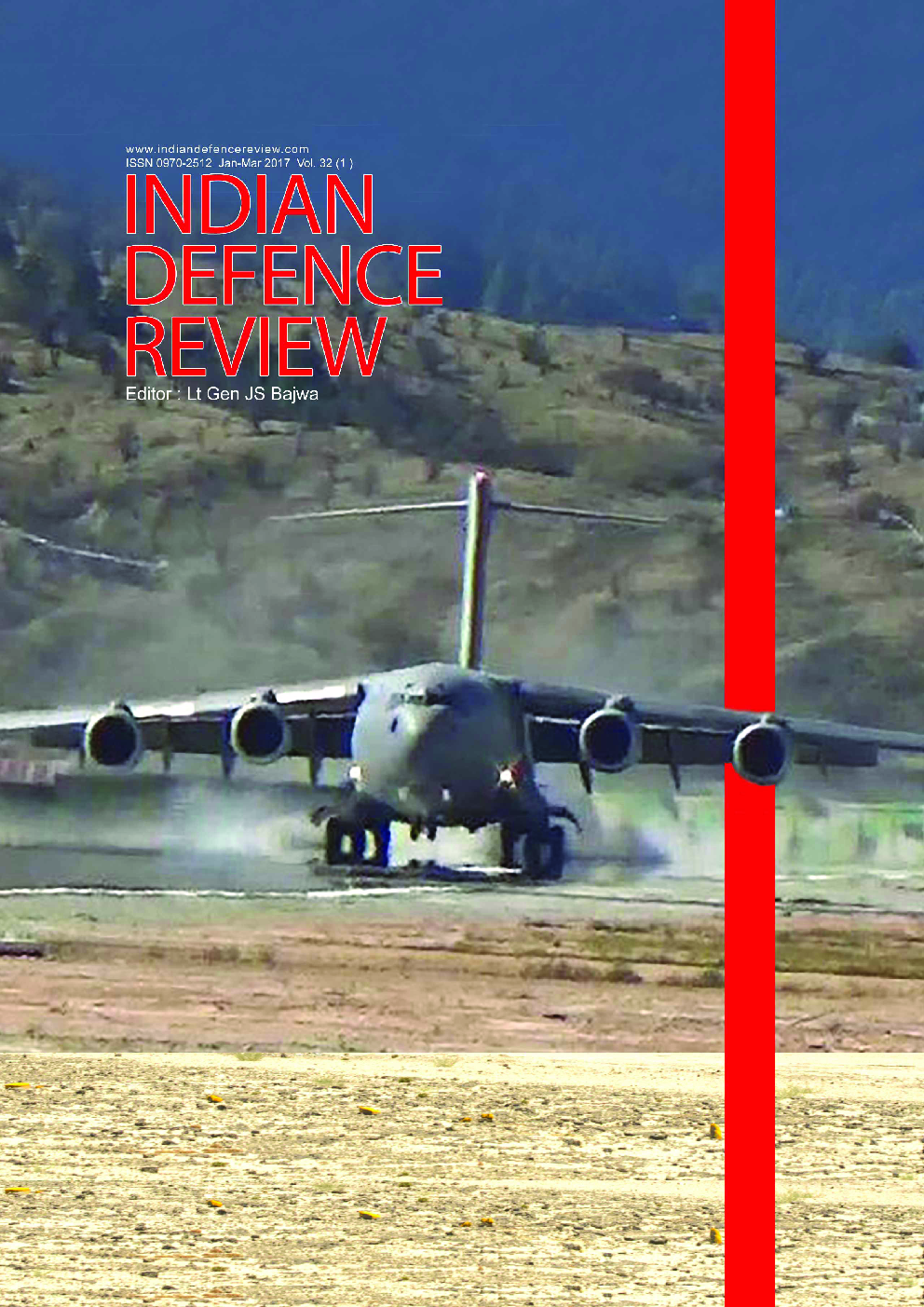 Indian Defence Review Jan-Mar 2017 (Vol 32.1) - Page 1