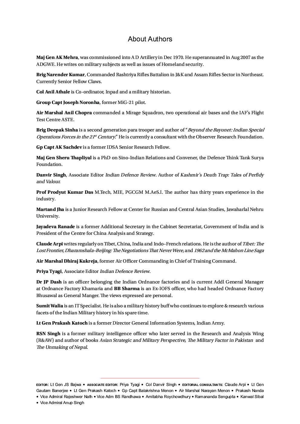 Indian Defence Review Apr-Jun 2017 (Vol 32.2) - Page 4