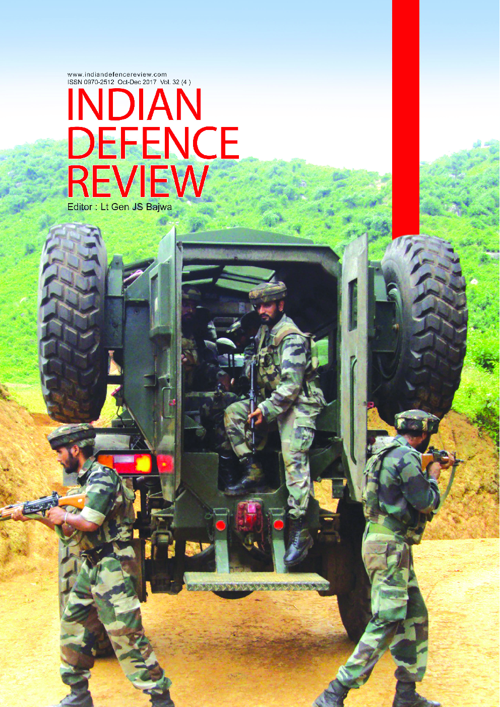 Indian Defence Review Oct-Dec 2017 (Vol 32.4) - Page 1