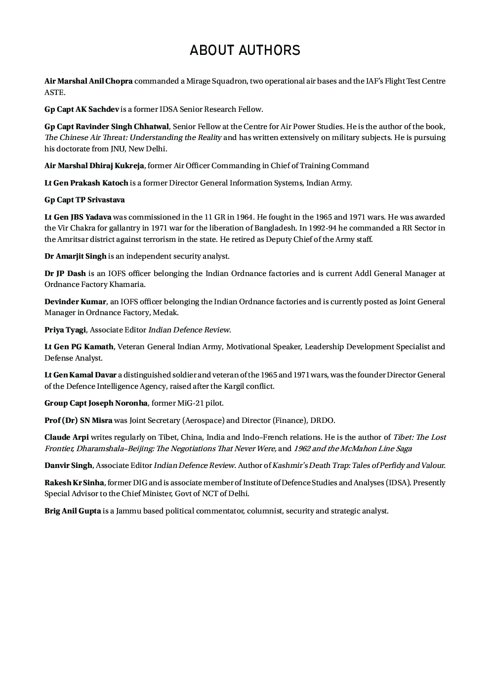 Indian Defence Review Apr-Jun 2018 (Vol 33.2) - Page 4