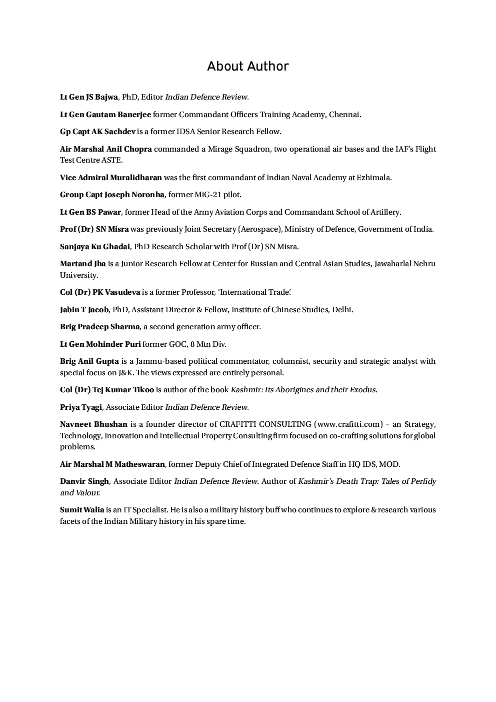 Indian Defence Review Jul-Sep 2018 (Vol 33.3) - Page 4