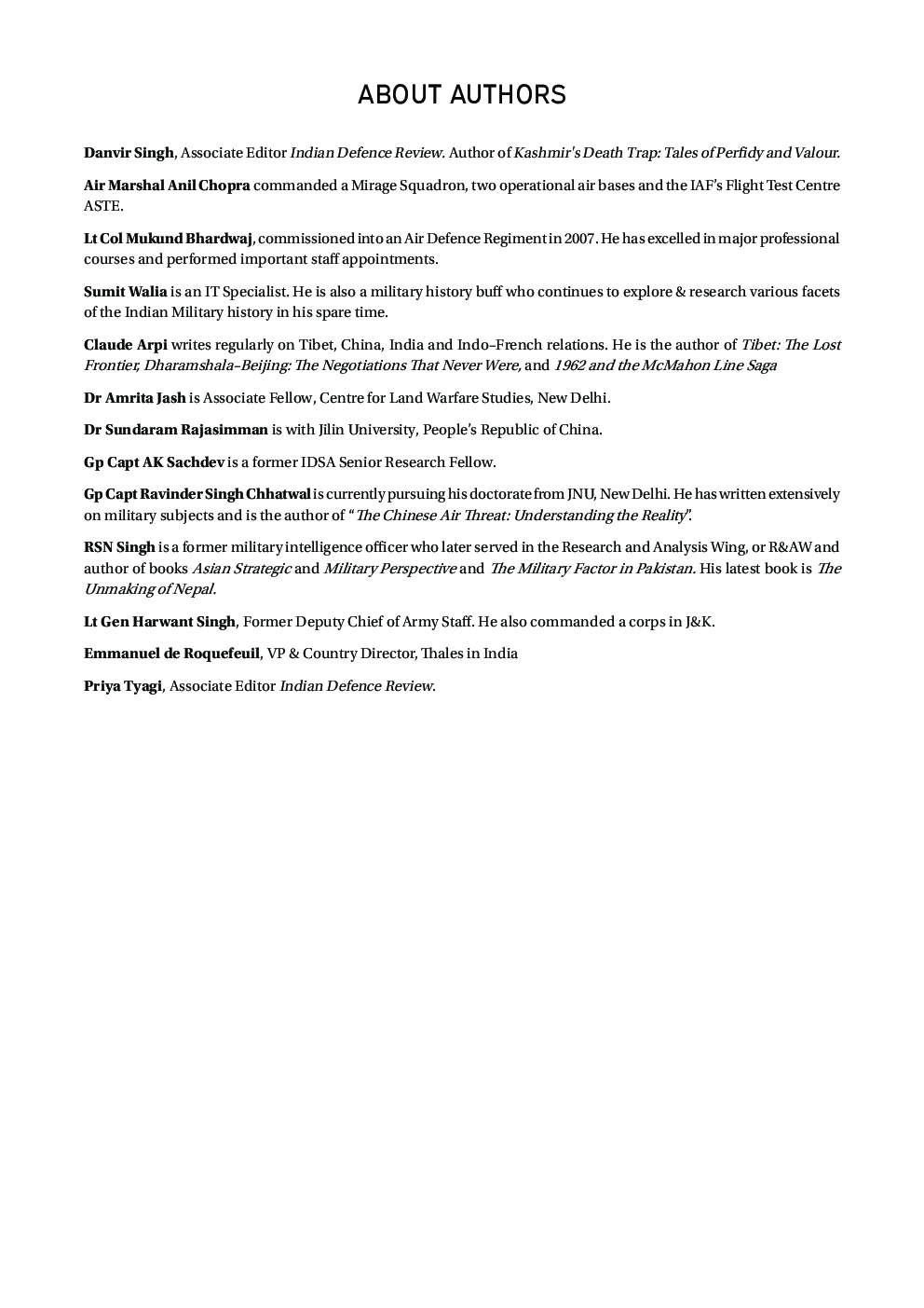 Indian Defence Review Jan-Mar 2019 (Vol 34.1) - Page 4