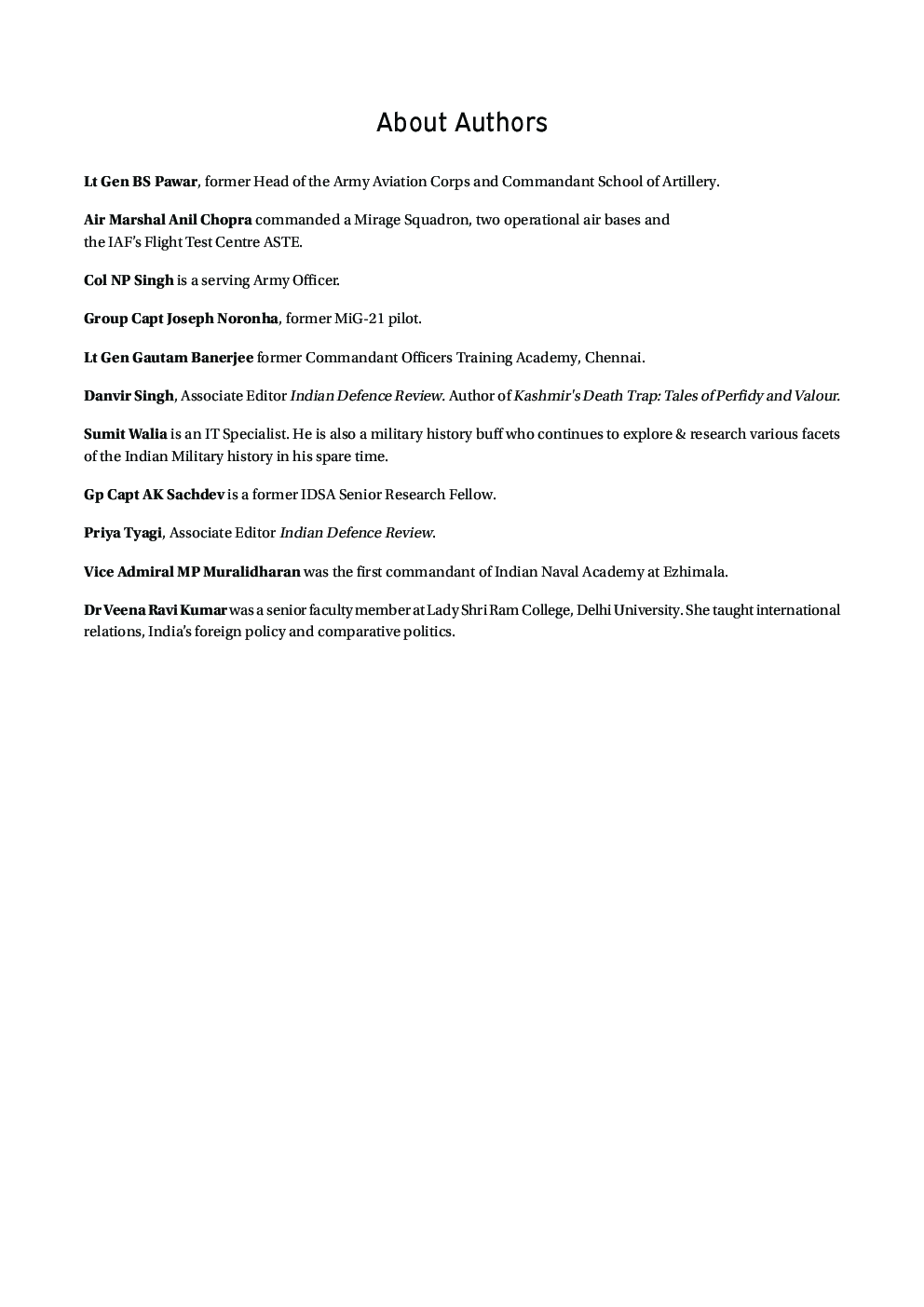 Indian Defence Review Apr-Jun 2019 (Vol 34.2) - Page 4