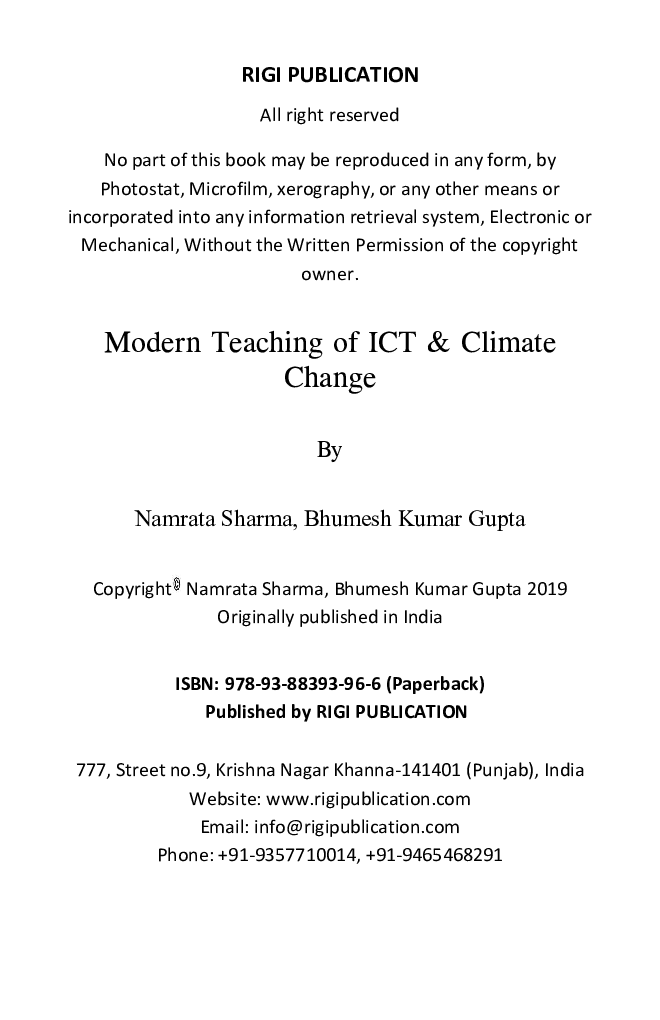 Modern Teaching Of ICT And Climate Change - Page 3
