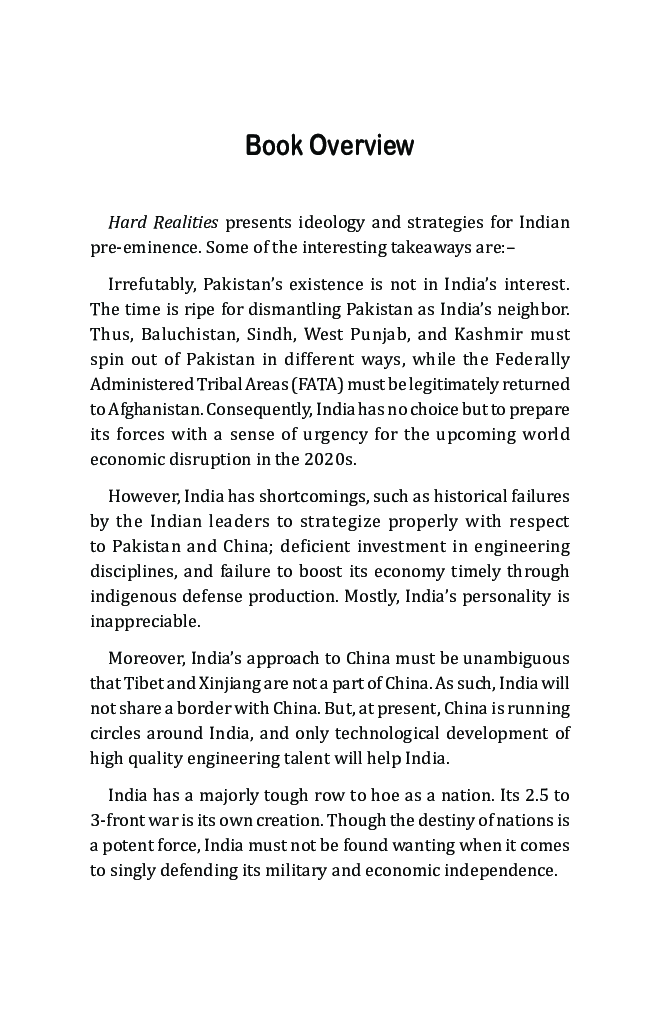 Hard Realities India, Pakistan, China In An Emerging New World - Page 5