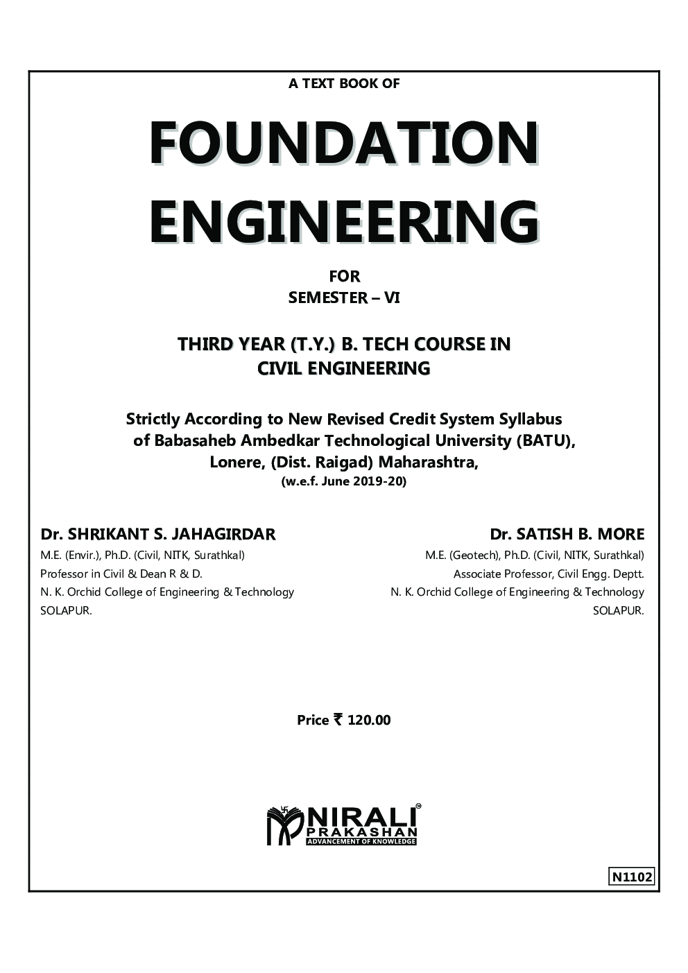 A Textbook Of Foundation Engineering - Page 2
