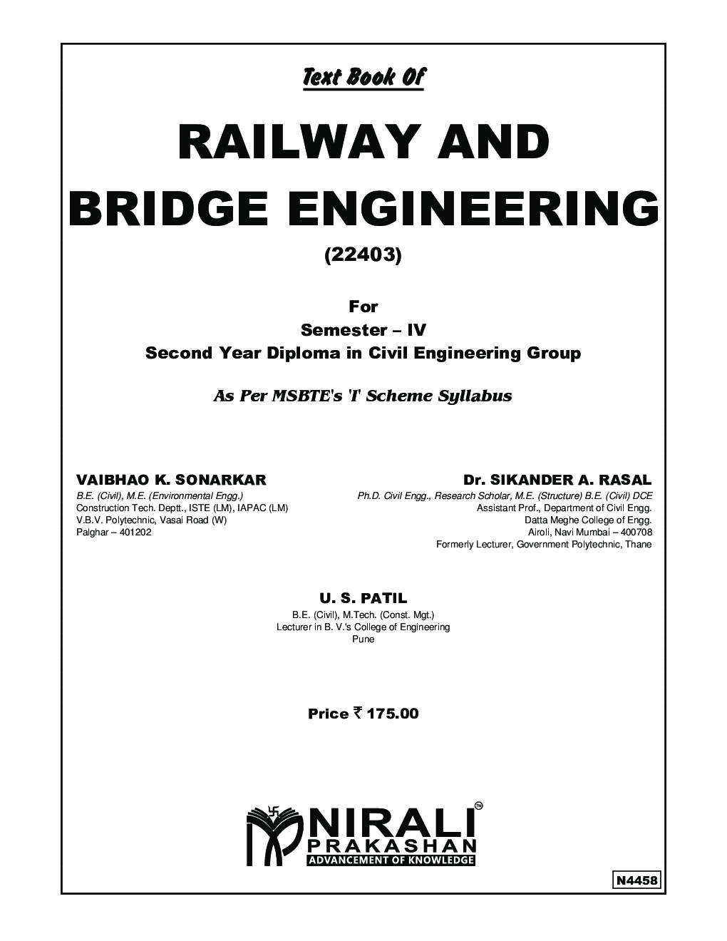 A Textbook Of Railway And Bridge Engineering - Page 2