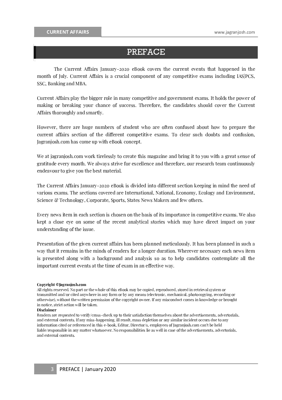 Current Affairs January 2020 E-Book - Page 4