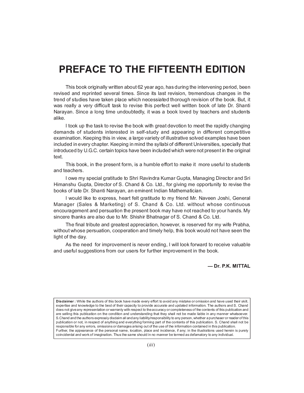 Download Differential Calculus by Shanti Narayan, Dr. P. K. Mittal PDF