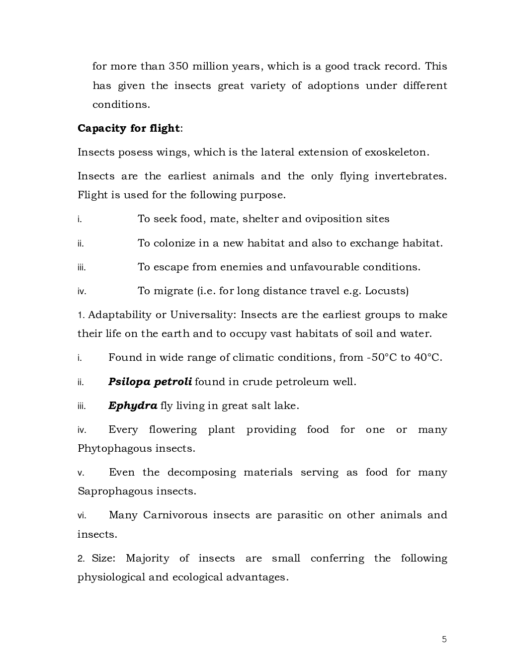 Concise Entomology - Page 5