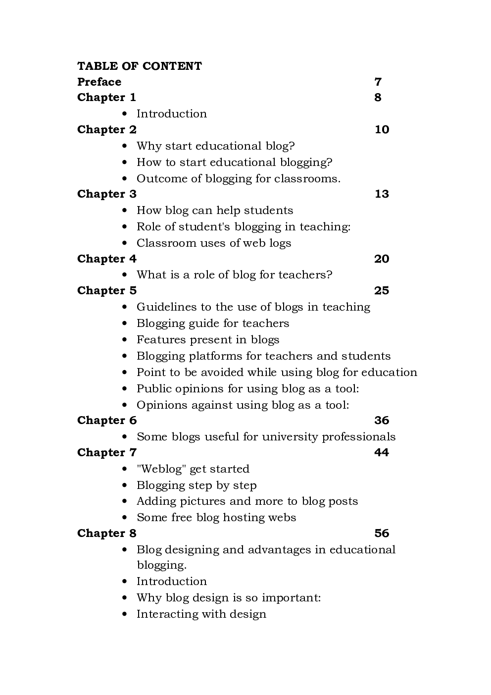 Use Of Blogs In Higher Education - Page 5