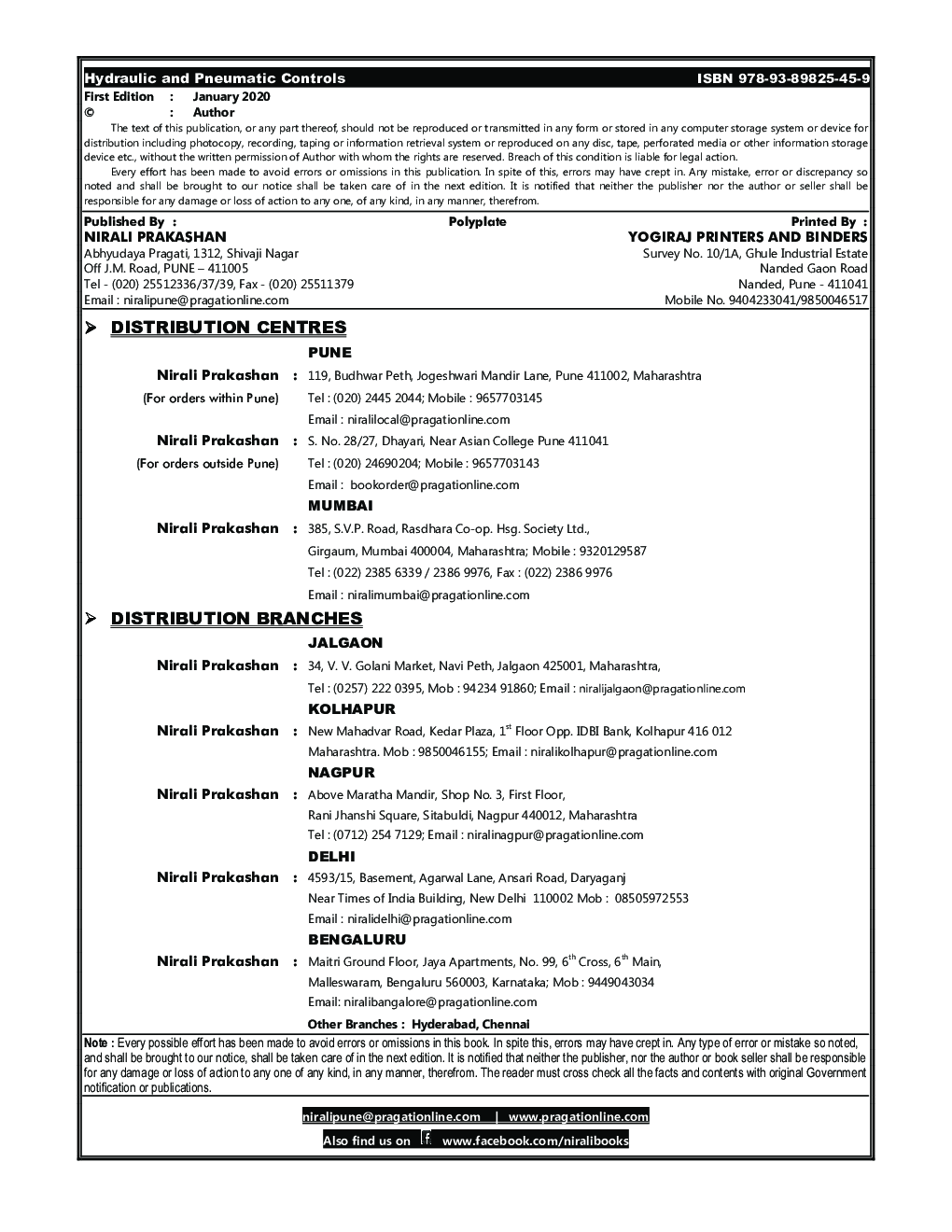Hydraulic And Pneumatic Controls - Page 3