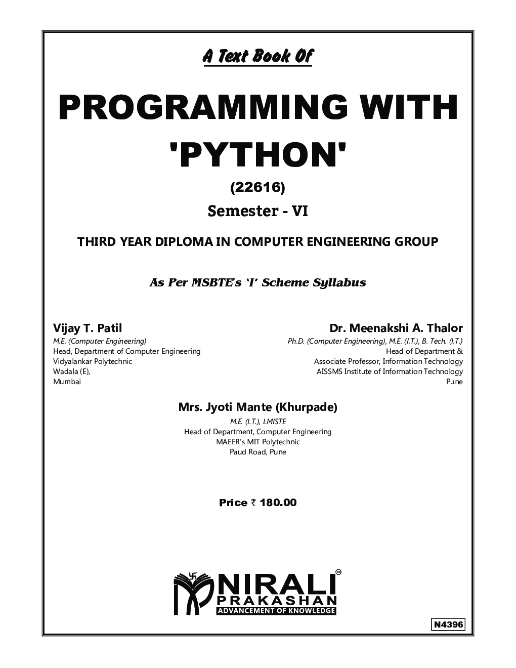 Programming With \'Python\' - Page 2