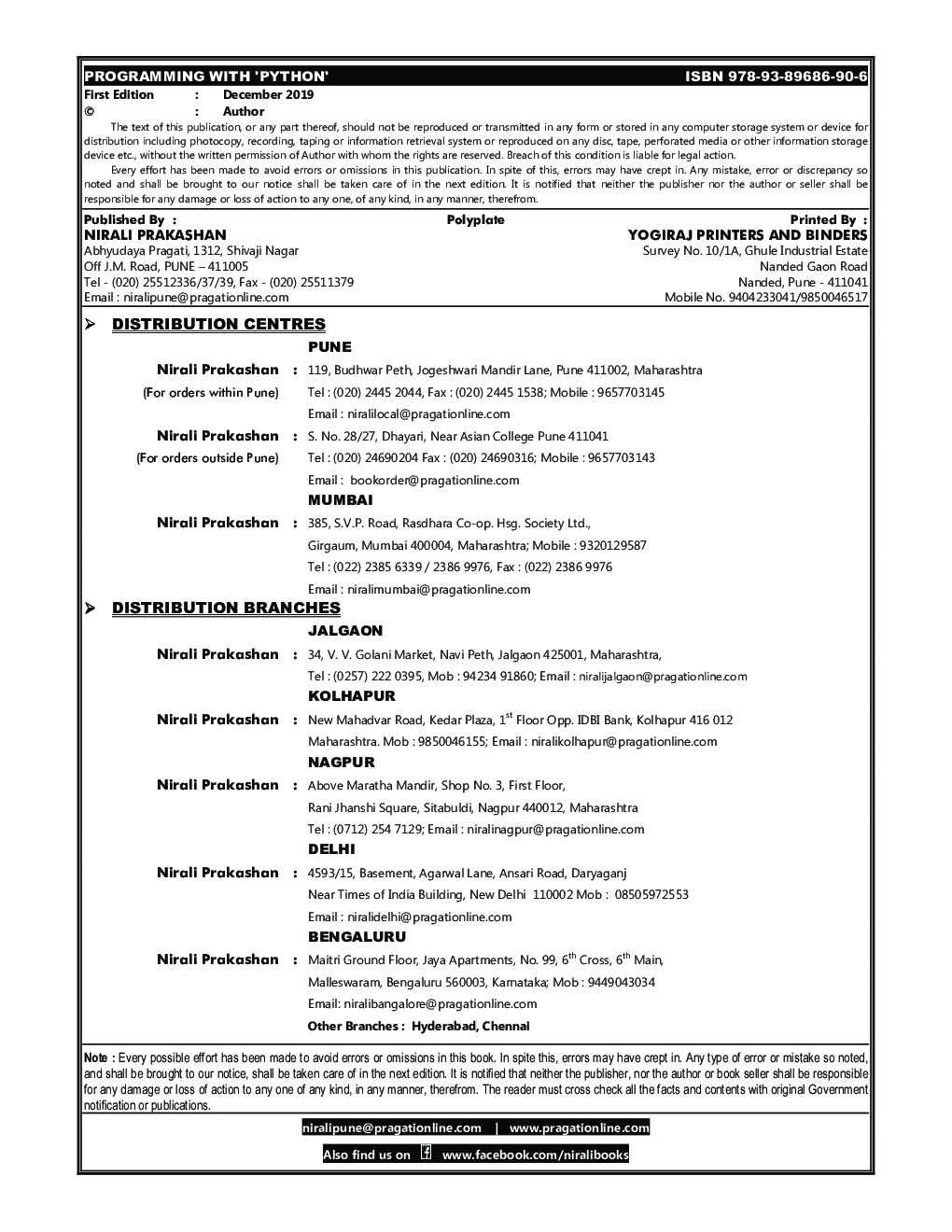 Programming With \'Python\' - Page 3